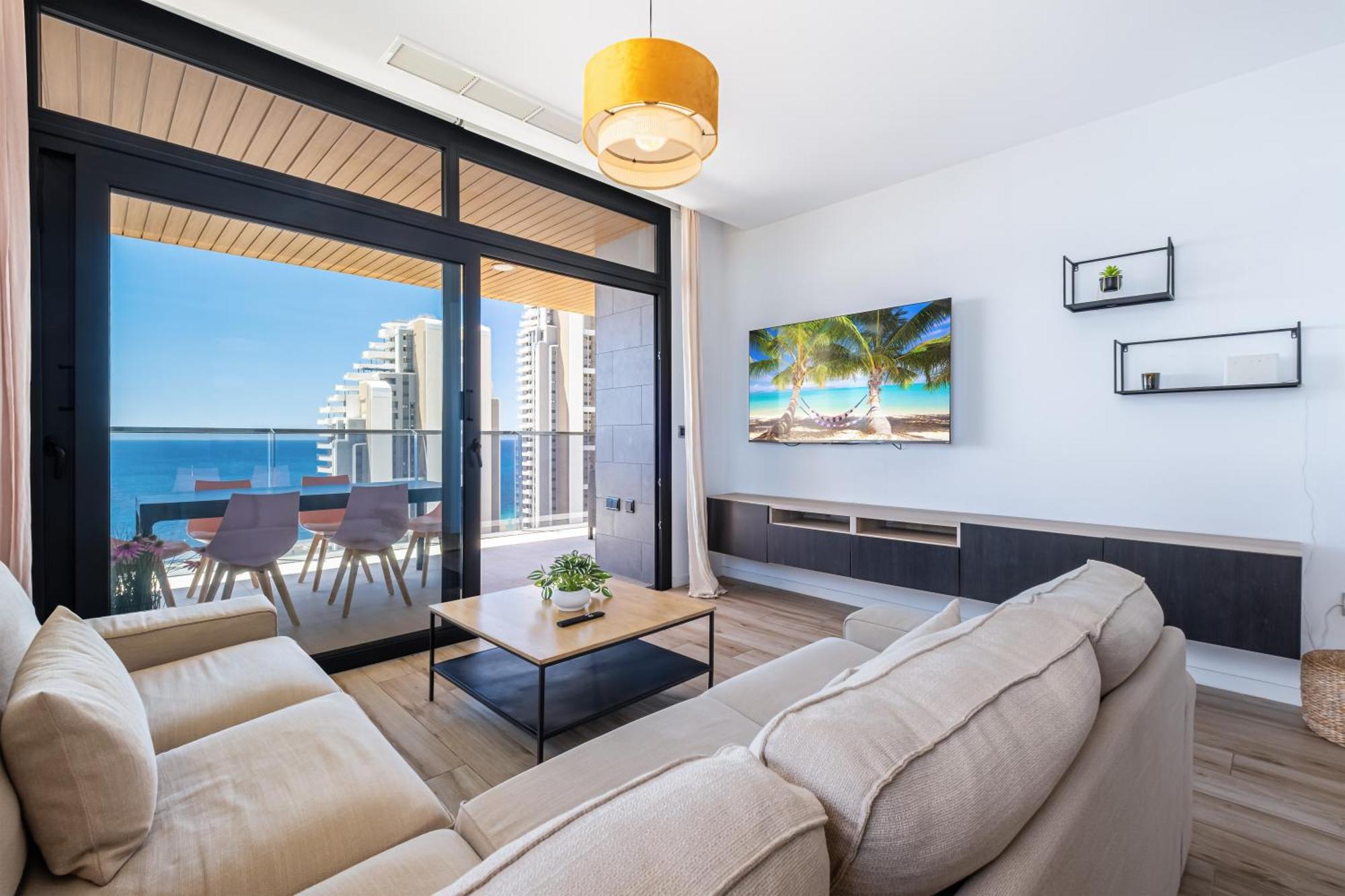 Sunset Waves 18-35 Poniente Beach Resort Benidorm Bagian luar foto